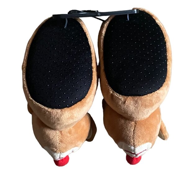 Rudolph The Red Nose Reindeer Infant/Toddler Slippers-Size 3-NWT-Flawed - Picture 5 of 6